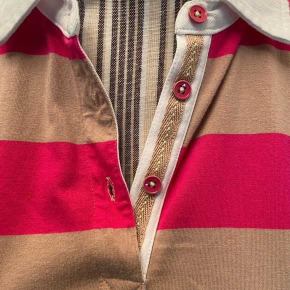 Maeve by Anthropologie sleeveless Pink & Tan Top size Medium - Picture 9 of 10